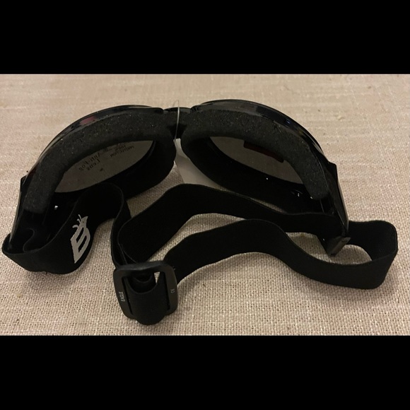 BIRDZ GOGGLES FOR MOTORCYCLE RIDING HAS 3 3 SETS OF LENS CLEAR SMOKE & YELLOW - Picture 4 of 4